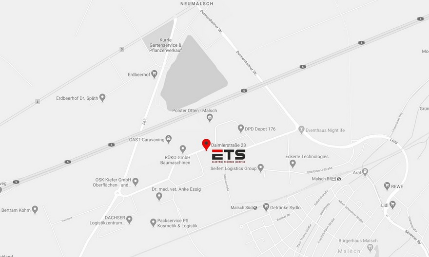 ETS Malsch - Anfahrt